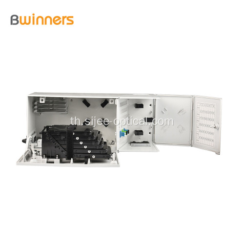 Ftth ติดผนังในร่มไฟเบอร์ออปติกหลายหน่วยที่อยู่อาศัยกล่องกระจายแสง Mdu